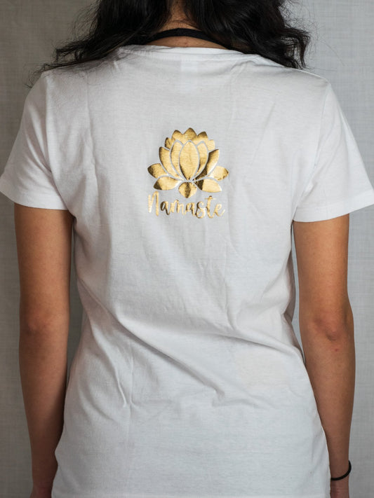 T-Shirt White Lotus S